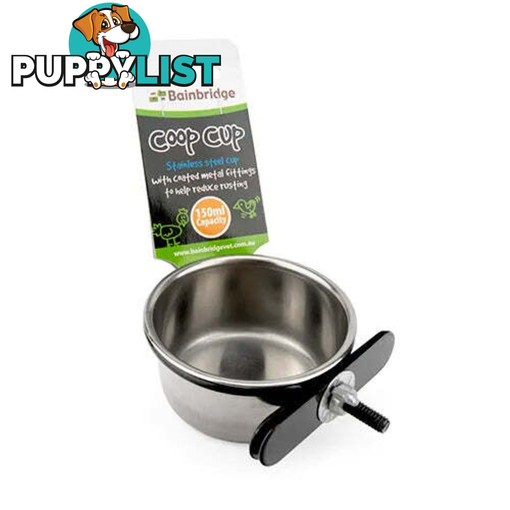 COOP CUP WITH CLAMP HOLDER - BAINBRIDGE - BB-A7084