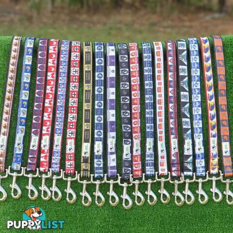 AFL Dog Leads, Footy - Aussie Rules - Moondidley Pets - MDPLDAFLSYSW