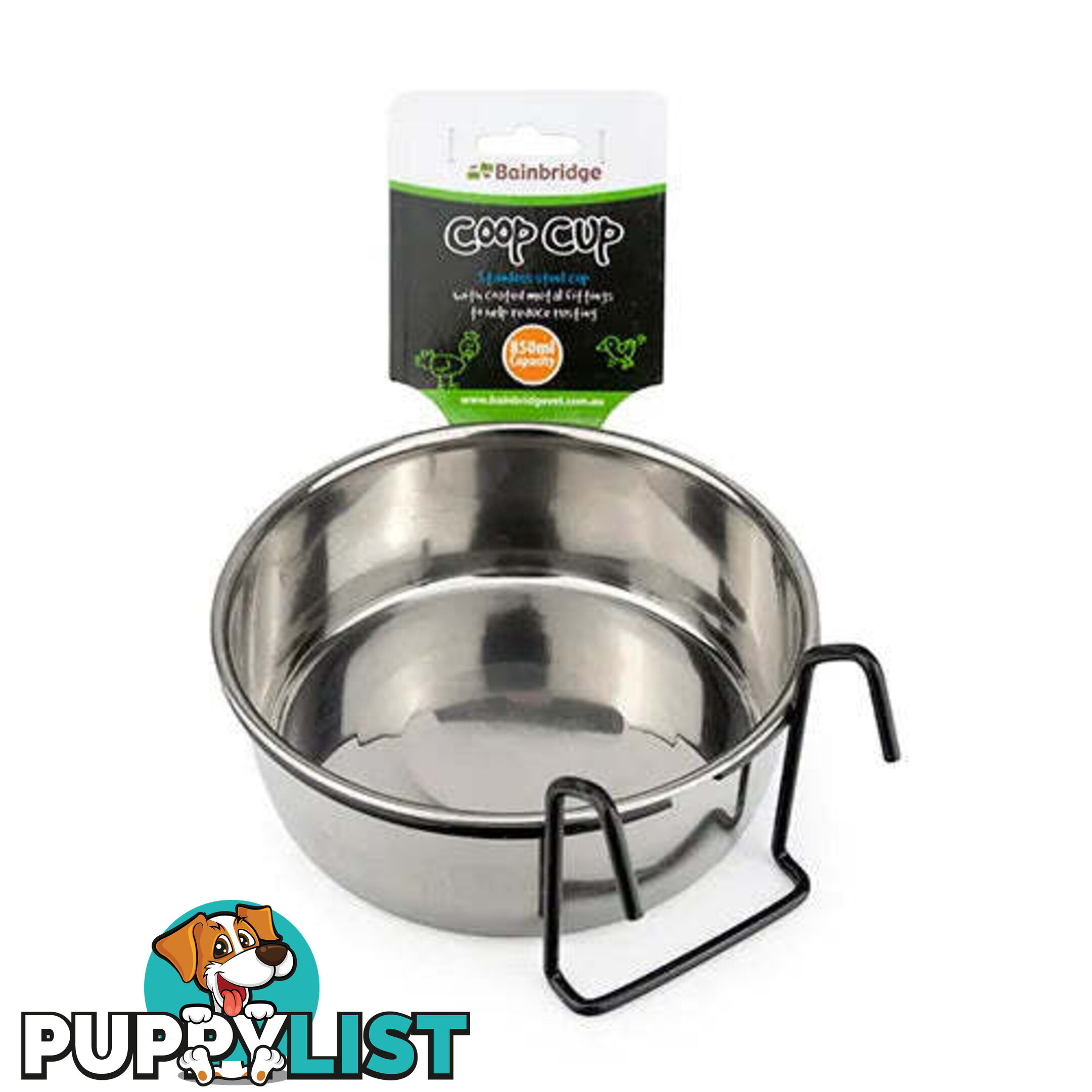 COOP CUP - STAINLESS STEEL WITH HOOK HOLDER - BB-A7089
