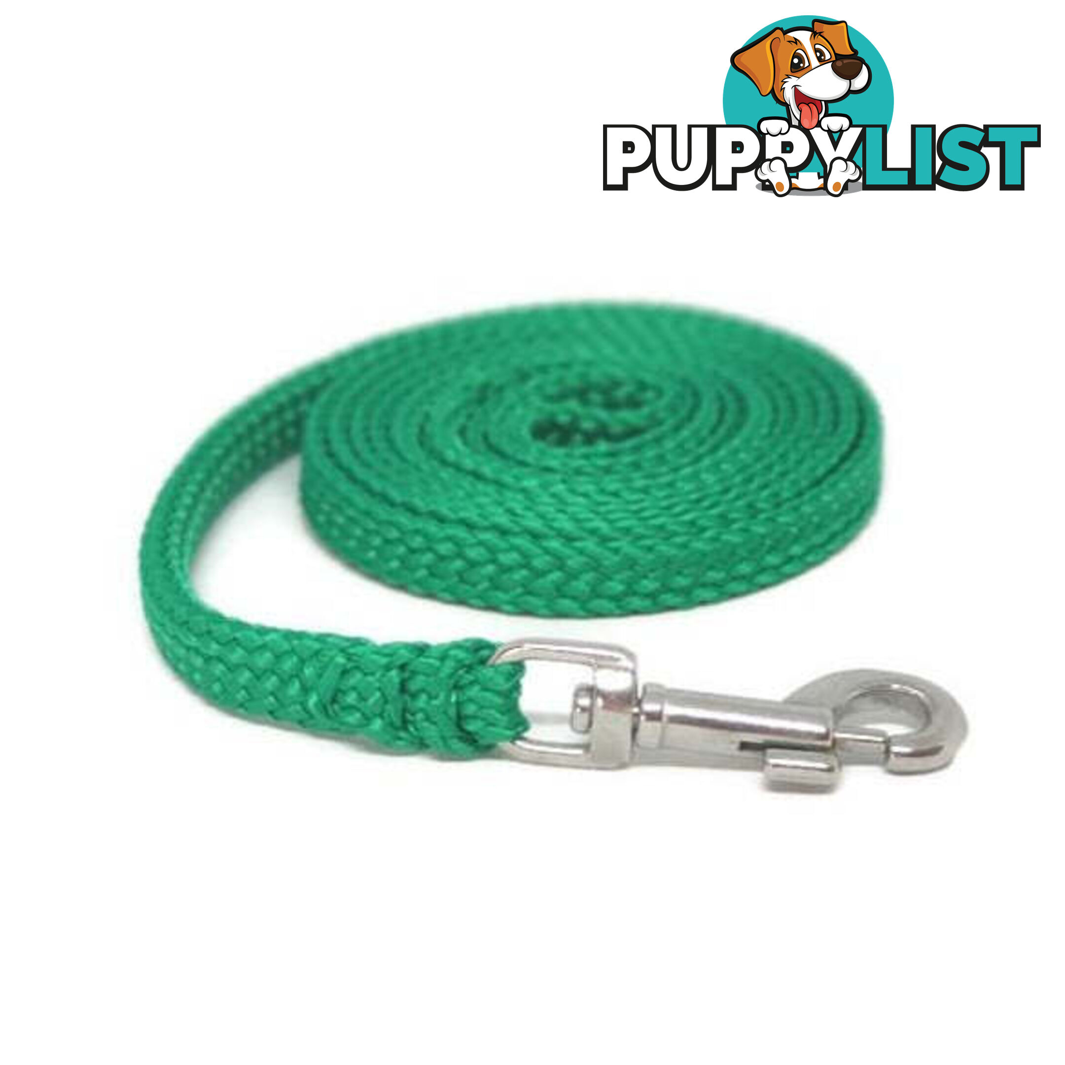 1.8m to 10m Long Dog Lead No Stitching Tough Yarnix 10mm Wide - YNXLD10-1.8-PNK-SS