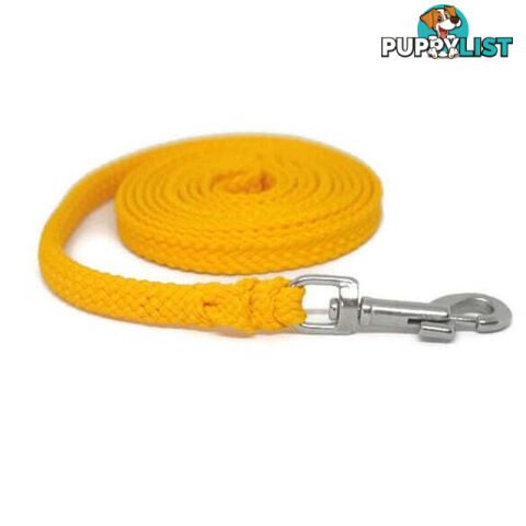1.8m to 10m Long Dog Lead No Stitching Tough Yarnix 10mm Wide - YNXLD10-1.8-PNK-SS