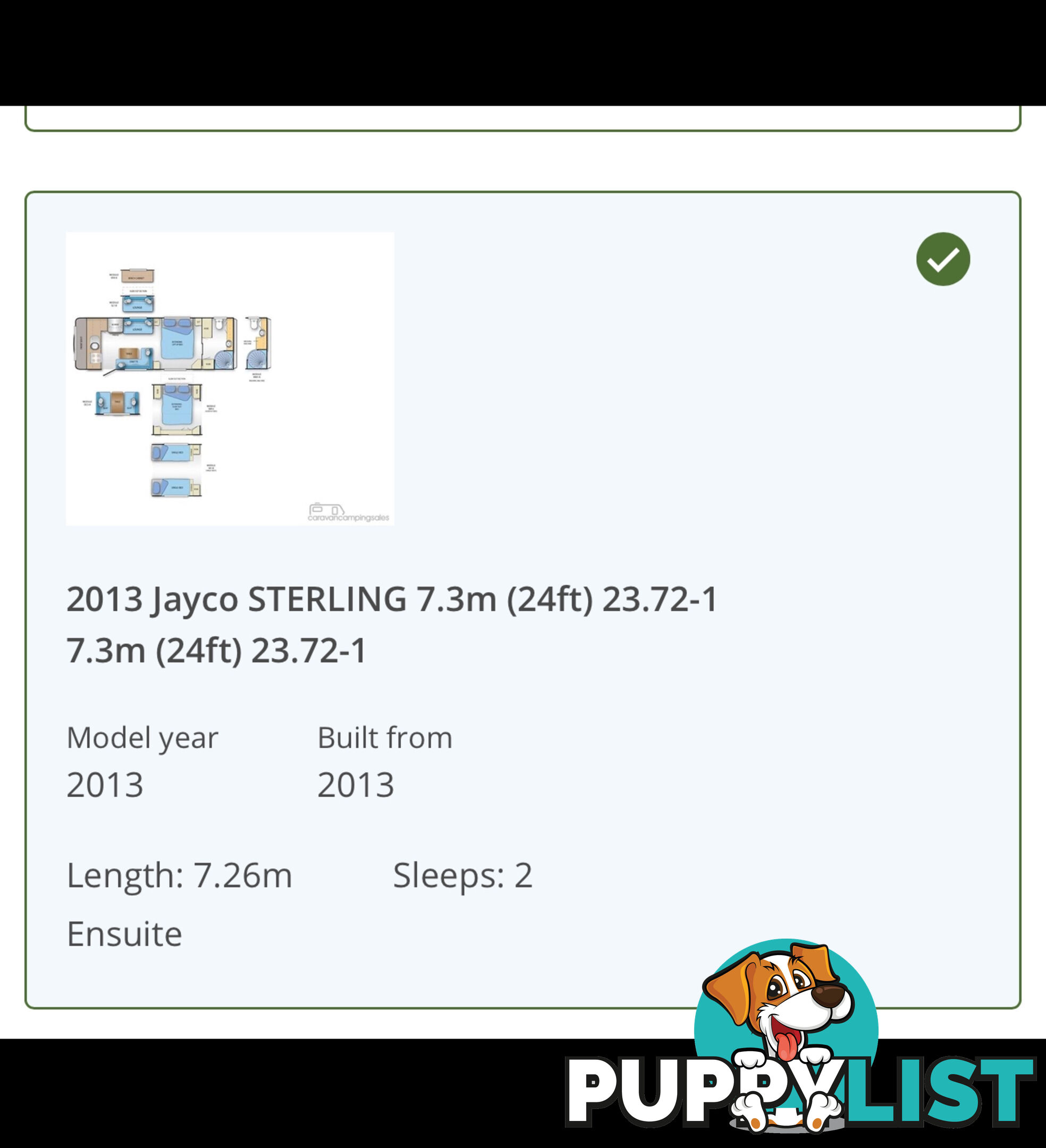 2013 Jayco STERLING