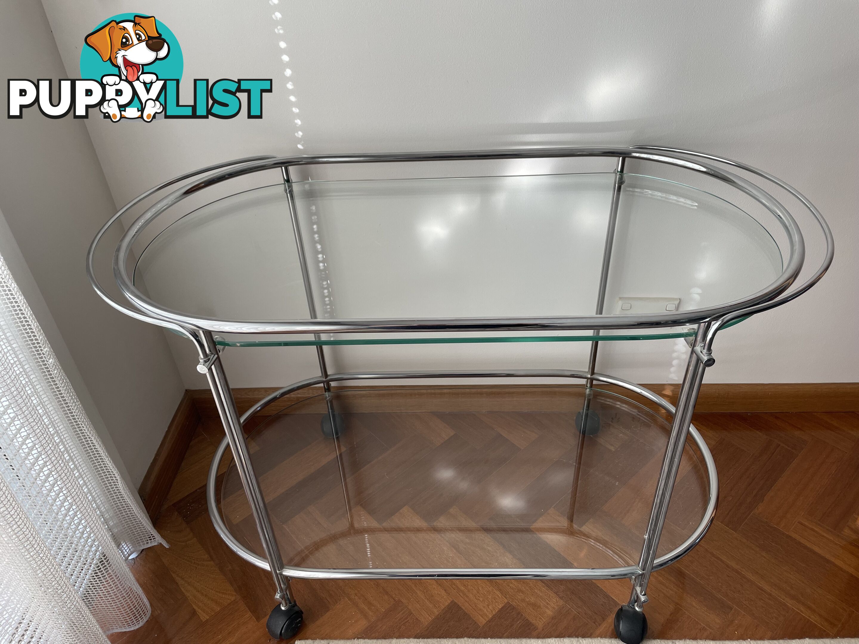 Bar Cart/Drinks Trolley - Glass