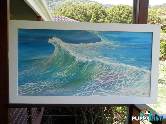 THE WAVE acrylic art by Colin PERINI 1200mm X 600mm