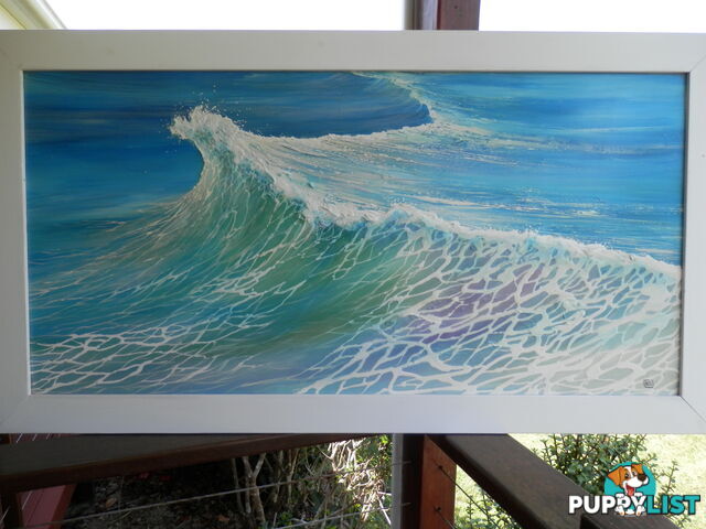 THE WAVE acrylic art by Colin PERINI 1200mm X 600mm