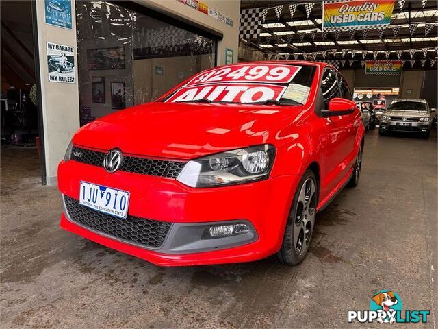 2012 Volkswagen Polo GTI 6R MY13 Hatchback