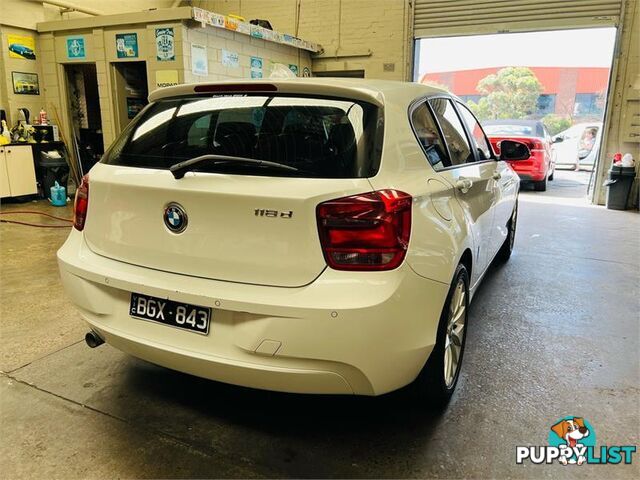 2013 BMW 1 Series 118d F20 MY0713 Hatchback