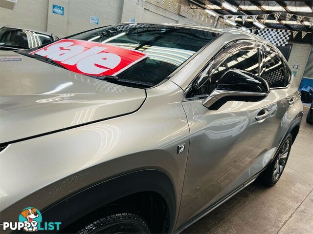 2015 Lexus NX NX200t F Sport AGZ15R Wagon