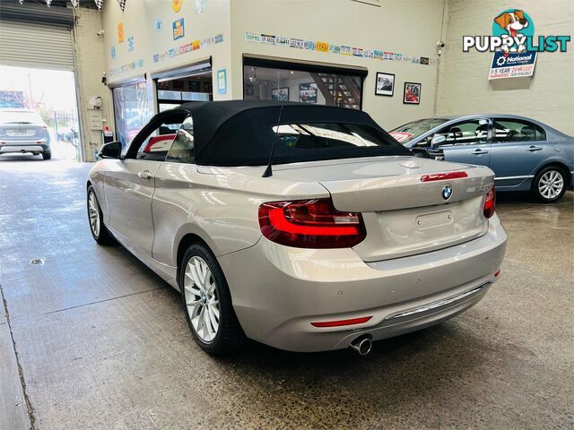 2015 BMW 2 Series 220i Luxury Line F23 Convertible