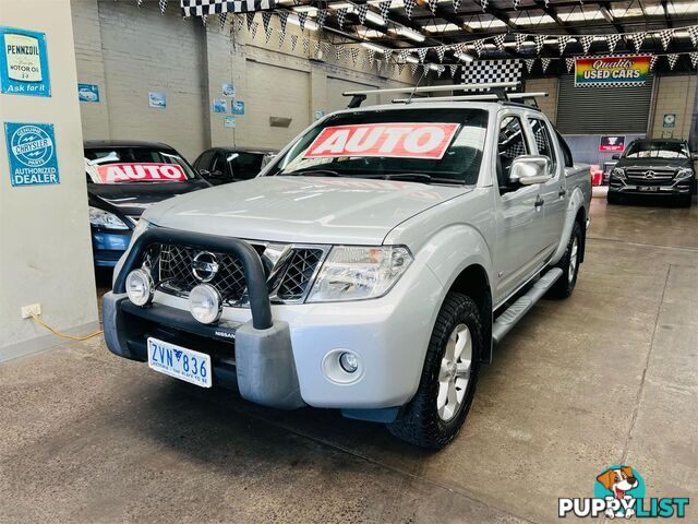 2013 Nissan Navara ST-X Blackline D40 S5 MY12 Utility