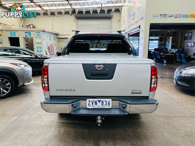 2013 Nissan Navara ST-X Blackline D40 S5 MY12 Utility