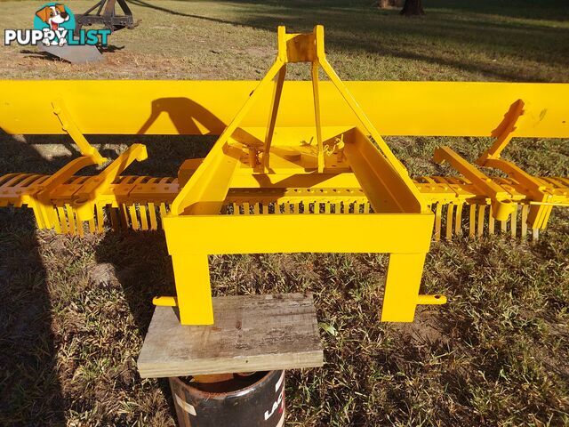 Stick Rake 2.4m   3 Point Linkage Australian Made