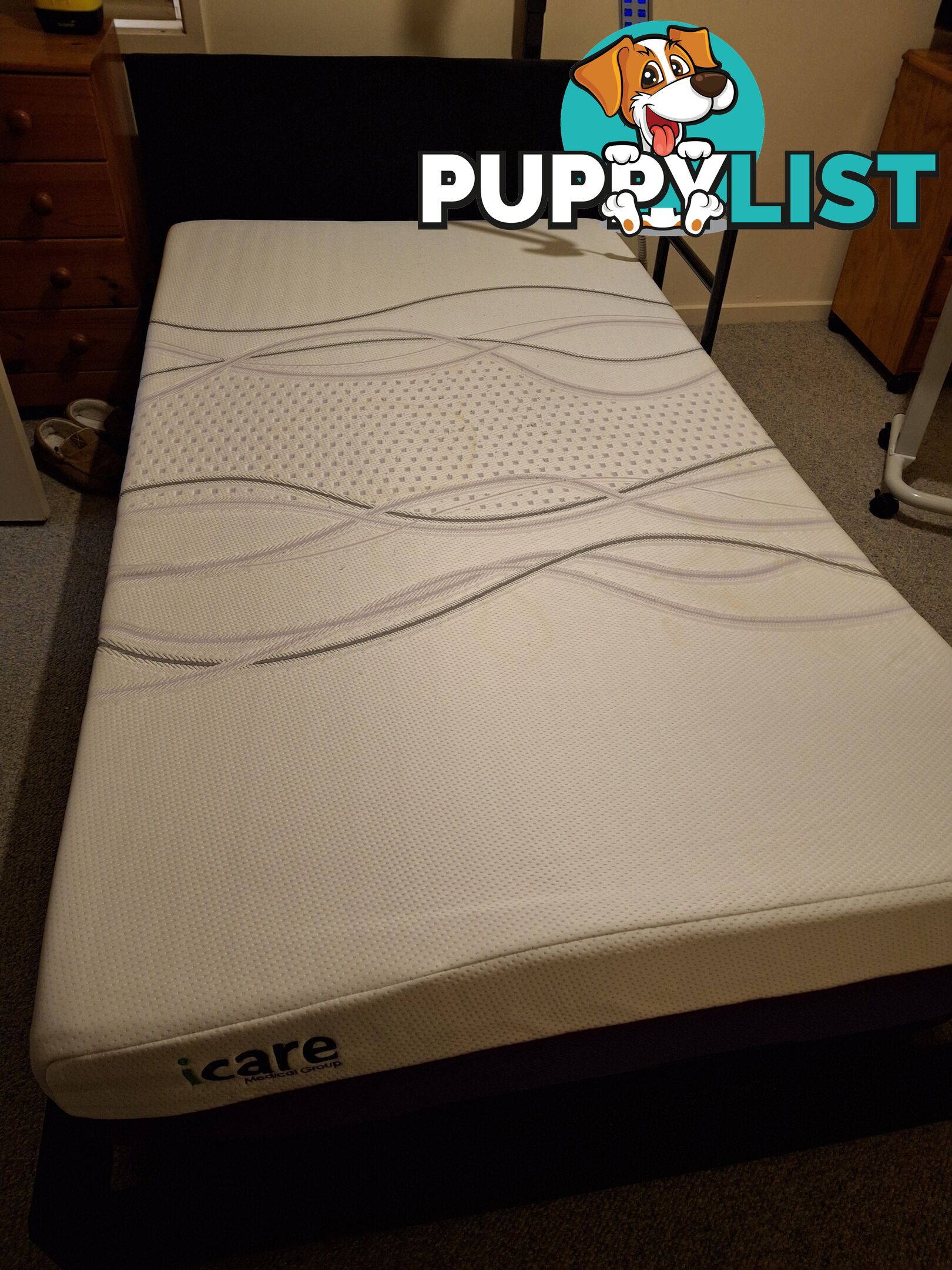 King size single electric bed