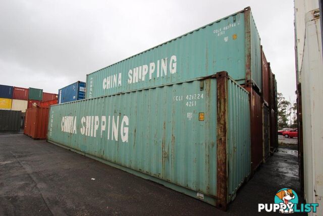 Used 40ft Shipping Containers Leongatha - From $3100 + GST