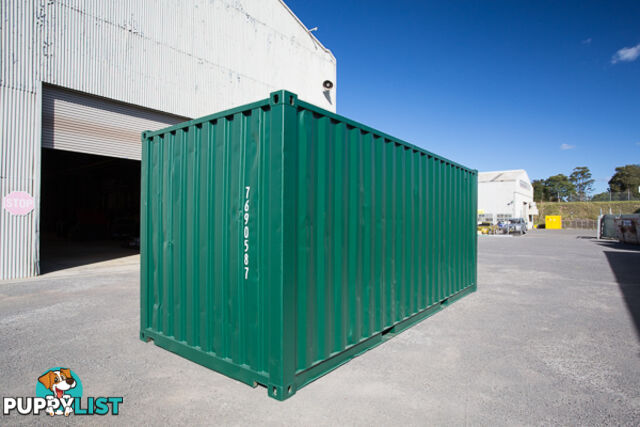 Refurbished Painted 20ft Shipping Containers Hervey Bay - From $3900 + GST