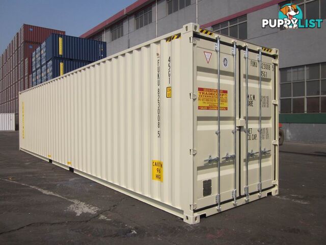 New 40ft High Cube Shipping Containers Ipswich - From $7900 + GST