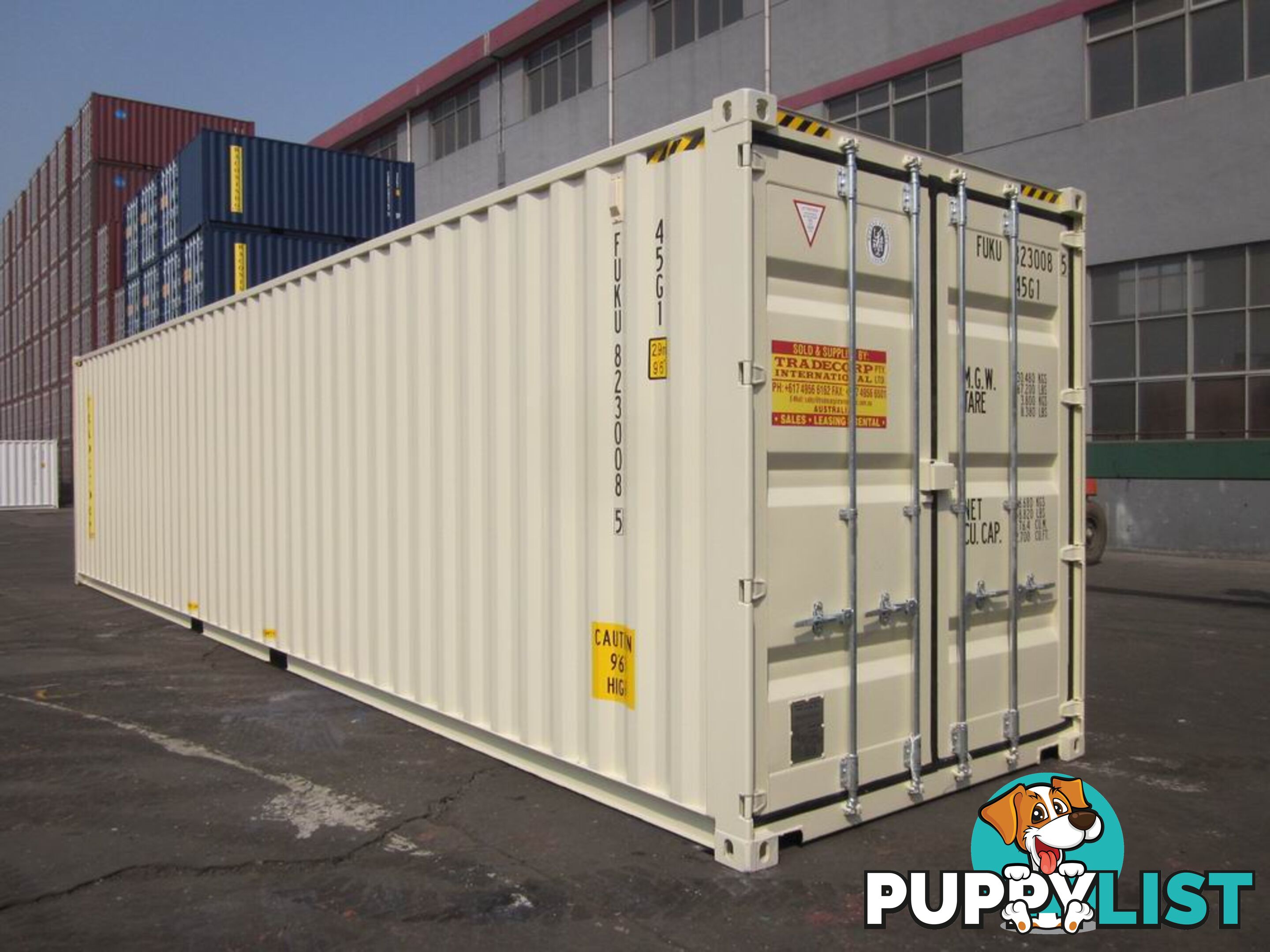 New 40ft High Cube Shipping Containers Hurstville - From $7150 + GST