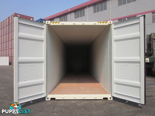 New 40ft High Cube Shipping Containers Maryborough - From $7900 + GST