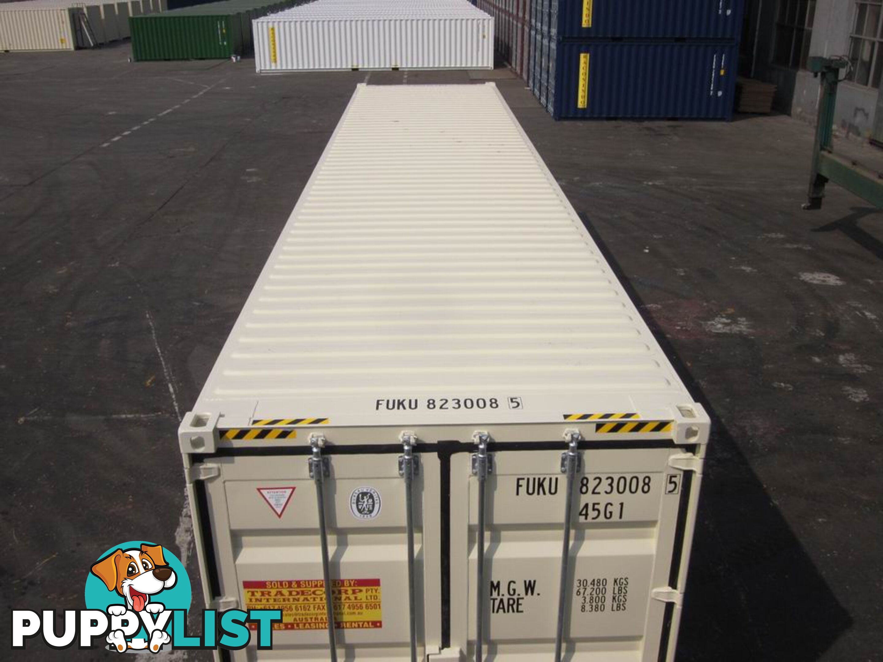 New 40ft High Cube Shipping Containers Maryborough - From $7900 + GST