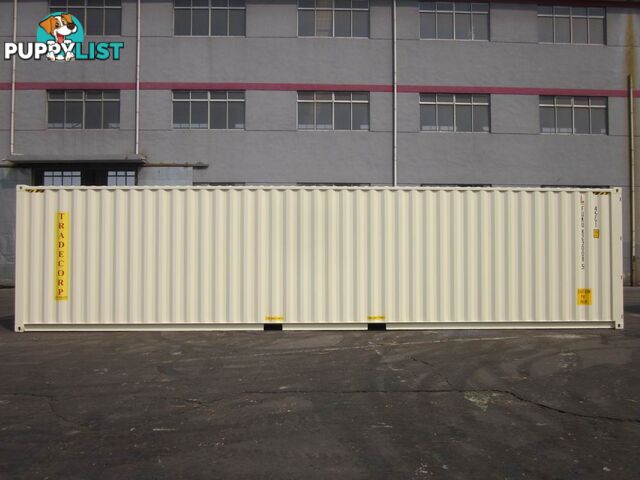 New 40ft High Cube Shipping Containers Maryborough - From $7900 + GST