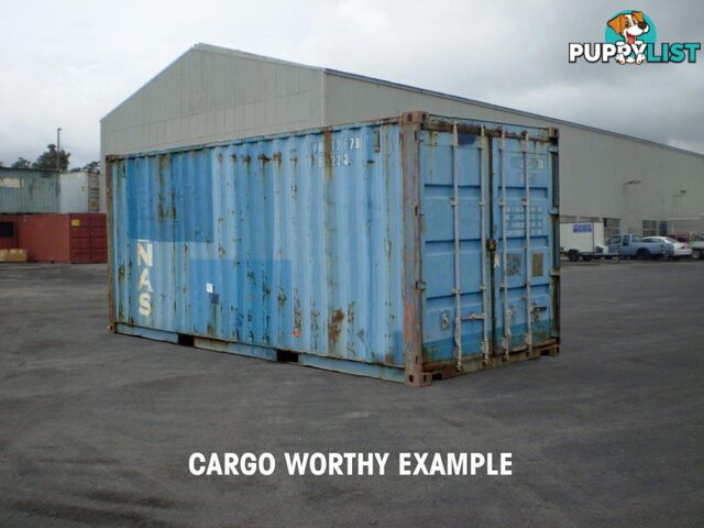 Used 20ft Shipping Containers Seaham - From $3650 + GST