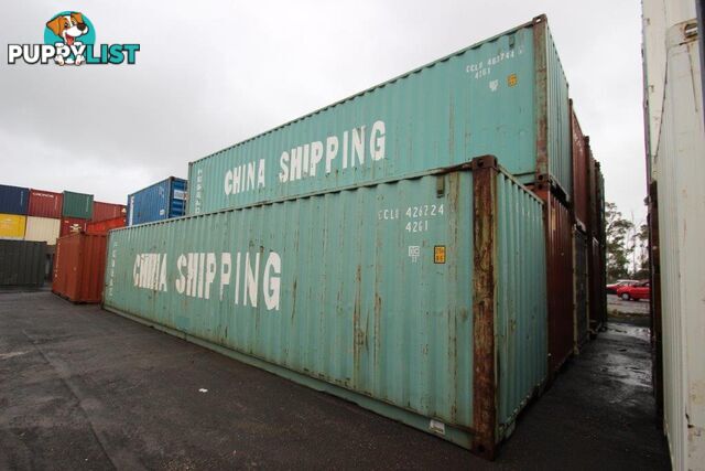 Used 40ft Shipping Containers Clifton - From $3150 + GST