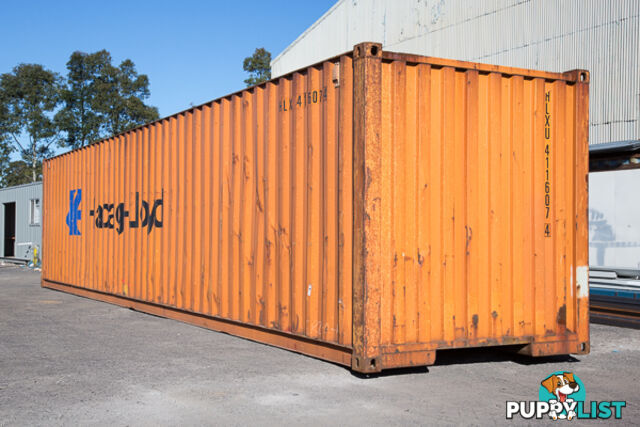 Used 40ft Shipping Containers Clifton - From $3150 + GST