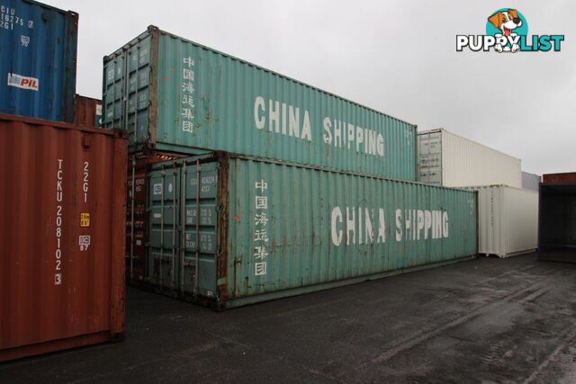 Used 40ft Shipping Containers Clifton - From $3150 + GST