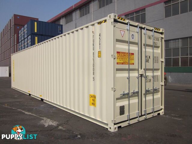 New 40ft High Cube Shipping Containers Tumut - From $7150 + GST