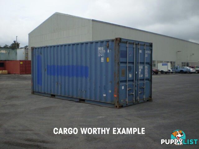 Used 20ft Shipping Containers Morwell - From $2850 + GST