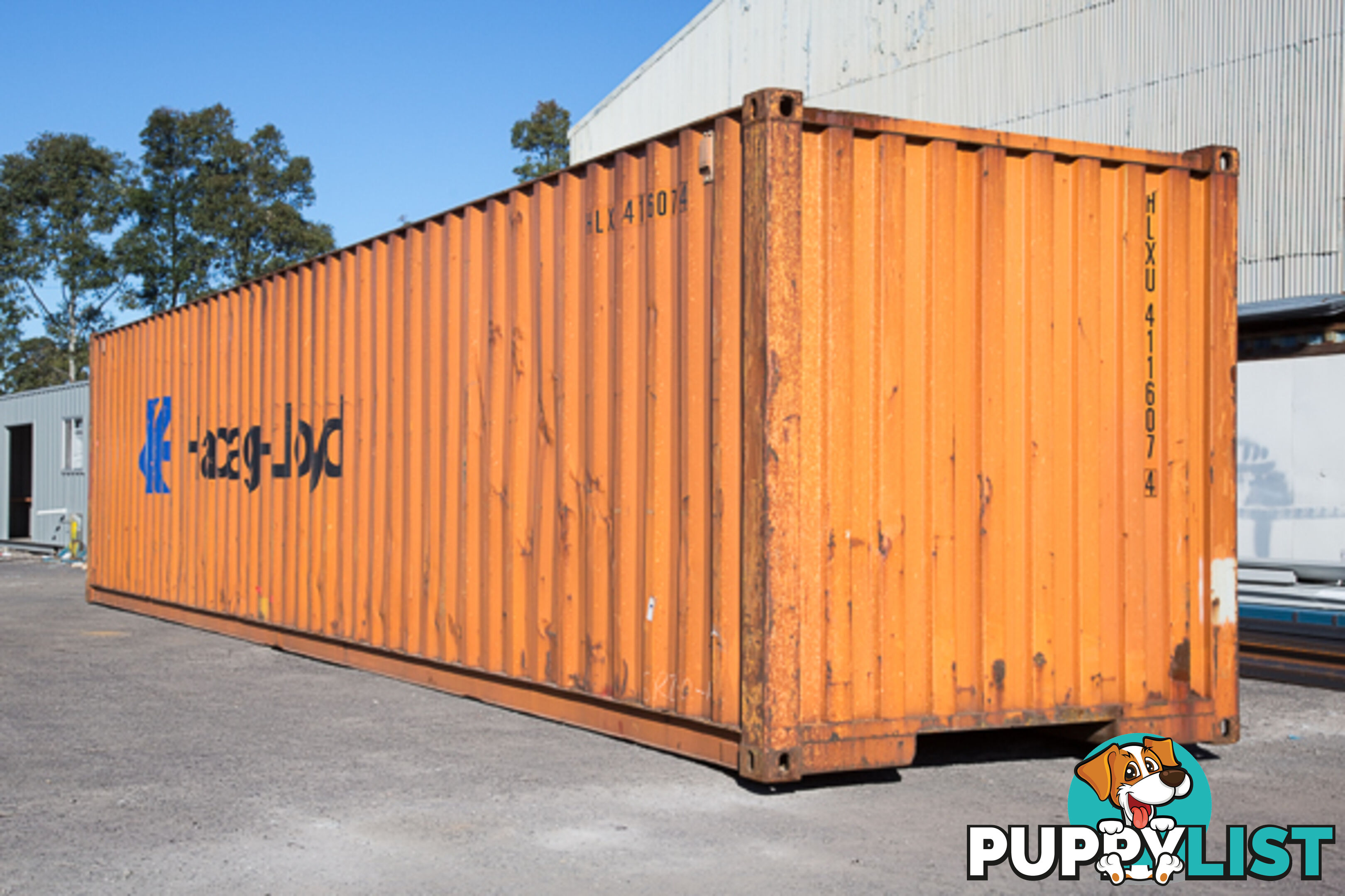 Used 40ft Shipping Containers Orange - From $3190 + GST