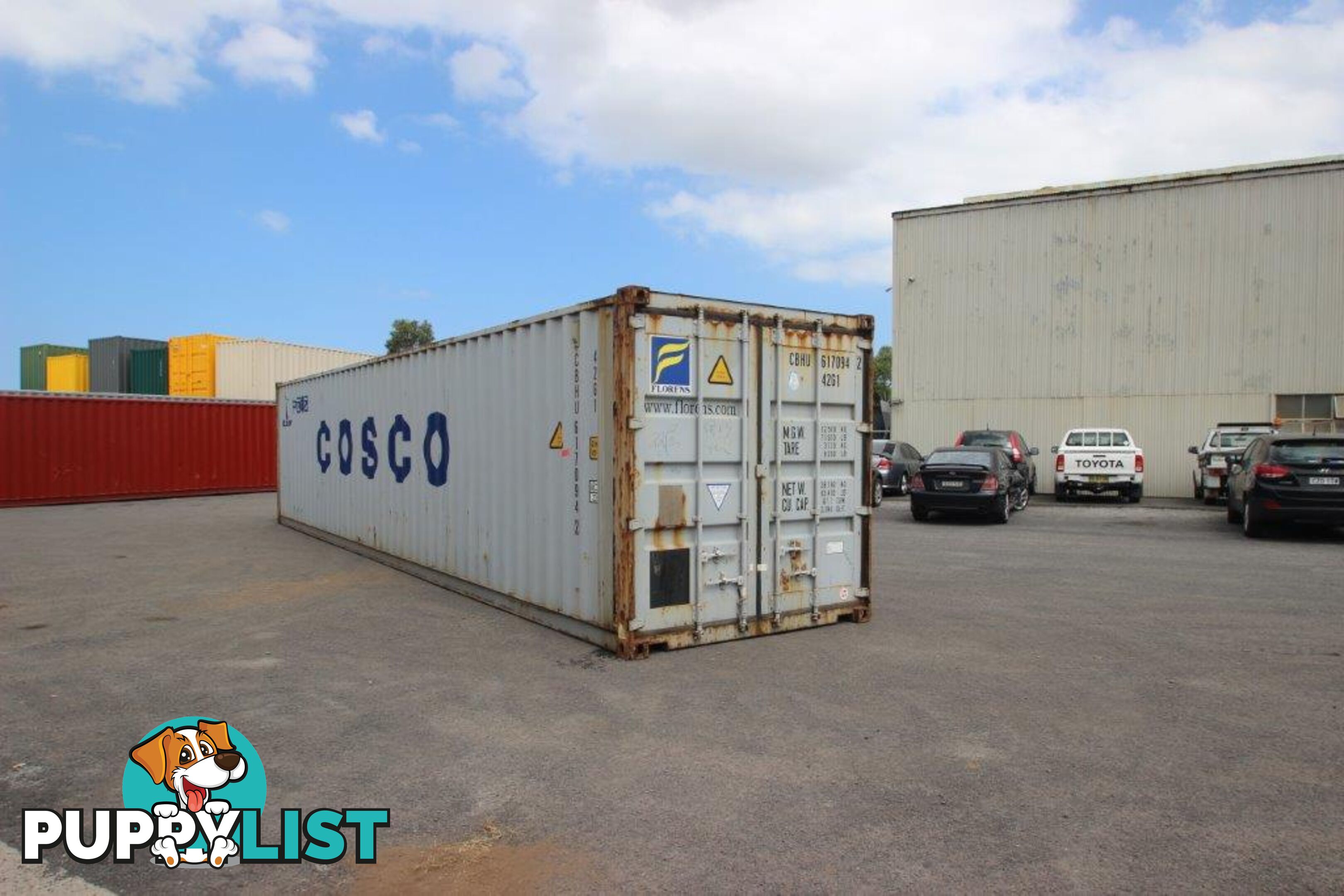 Used 40ft Shipping Containers Orange - From $3190 + GST