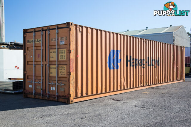 Used 40ft Shipping Containers Orange - From $3190 + GST