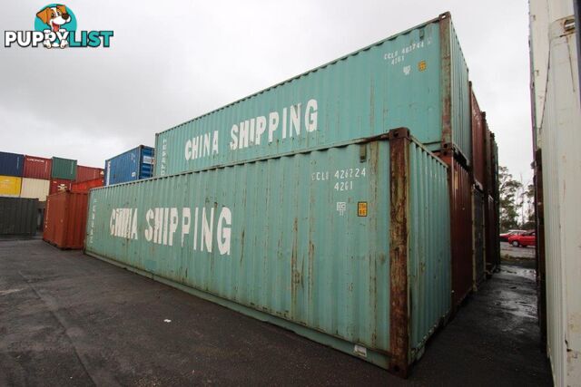 Used 40ft Shipping Containers Port Lincoln - From $3950 + GST