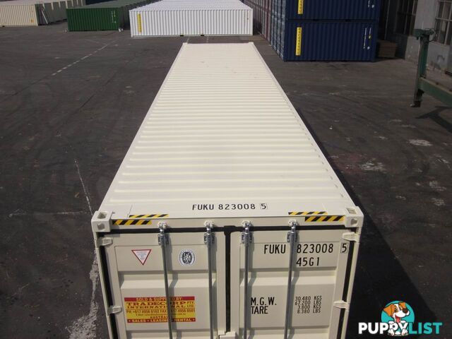 New 40ft High Cube Shipping Containers Cambelltown - From $7150 + GST