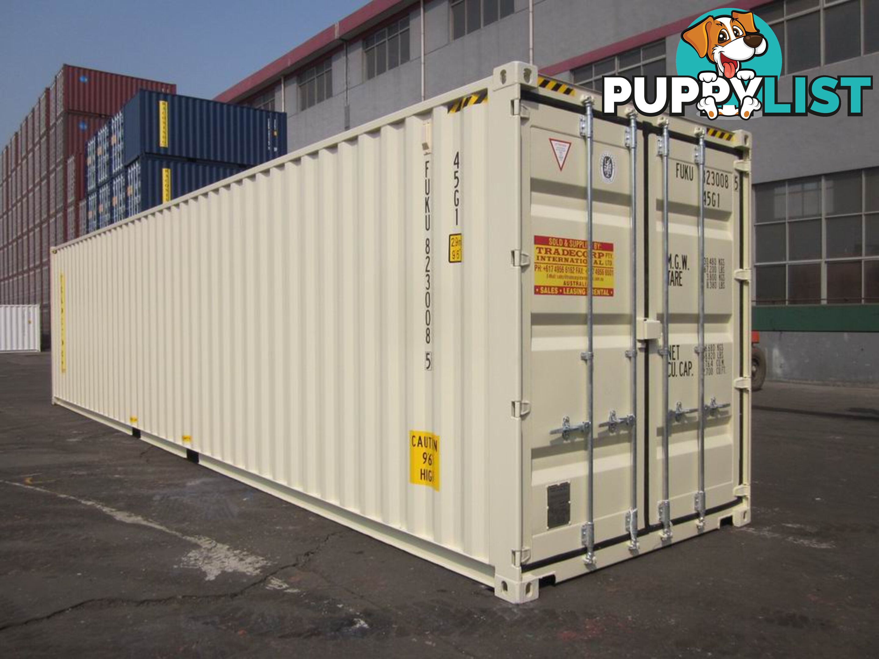 New 40ft High Cube Shipping Containers Bega - From $7150 + GST