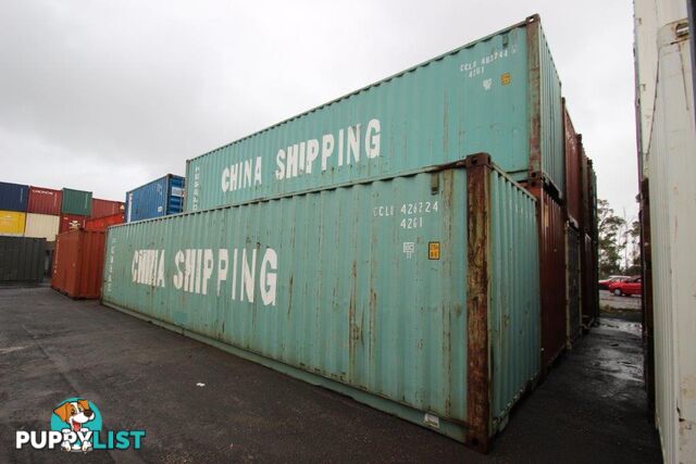 Used 40ft Shipping Containers Cowes - From $3100 + GST