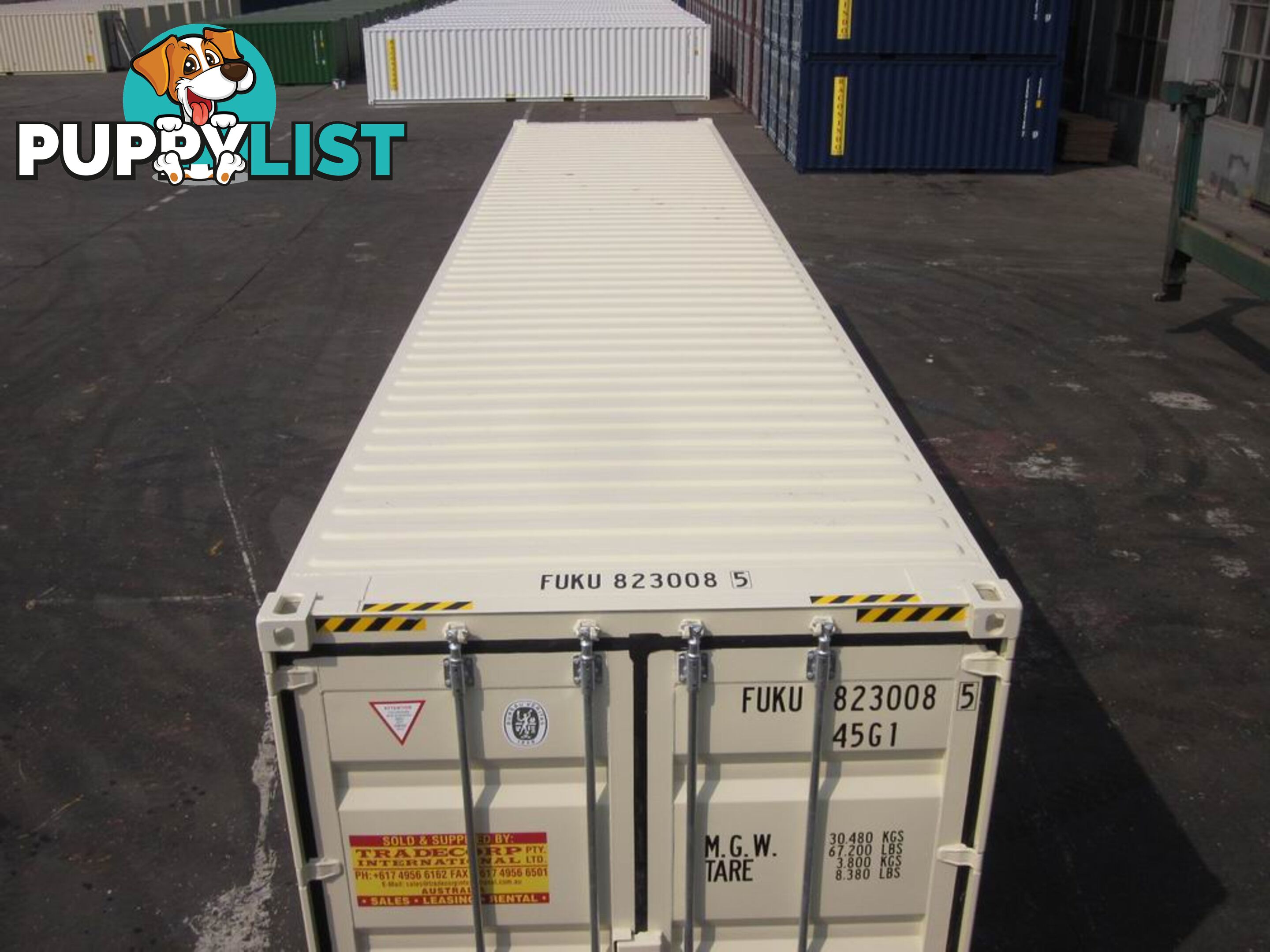 New 40ft High Cube Shipping Containers Healesville - From $7100 + GST