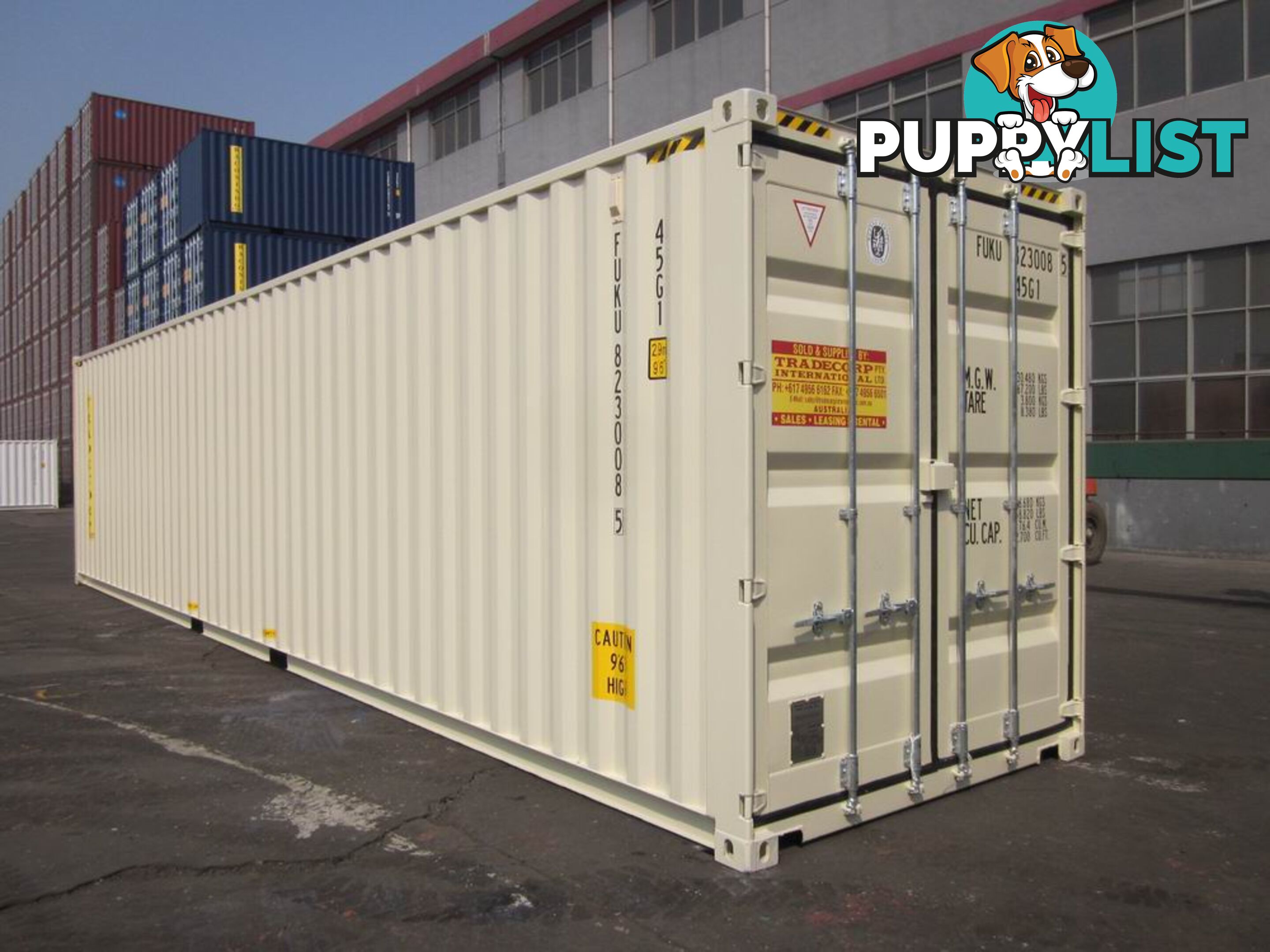 New 40ft High Cube Shipping Containers Healesville - From $7100 + GST