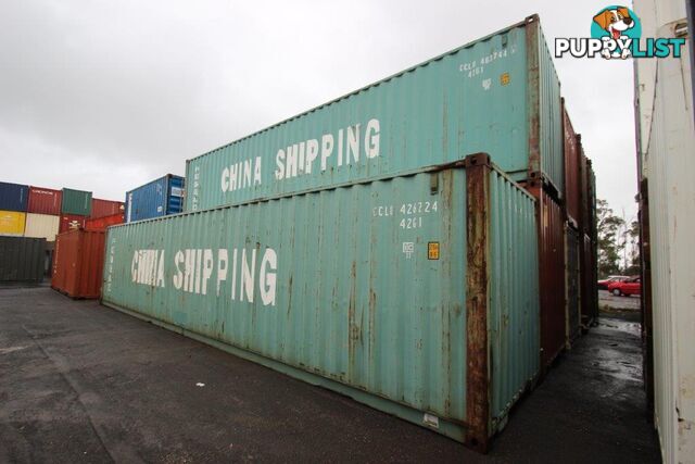 Used 40ft Shipping Containers  - From $3950 + GST