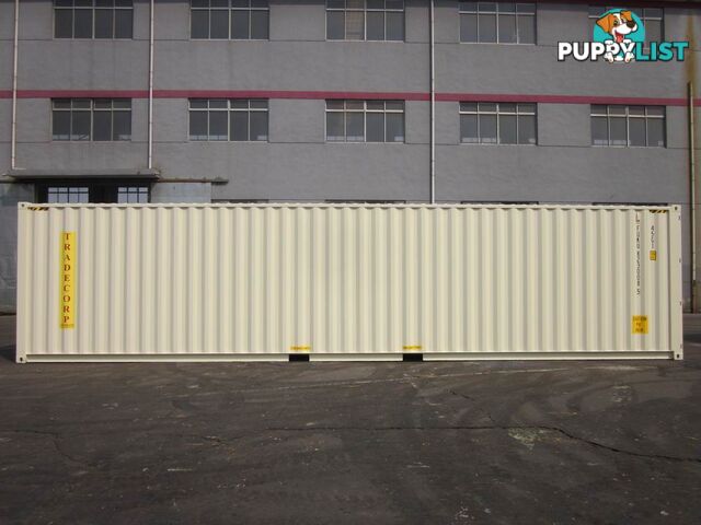 New 40ft High Cube Shipping Containers Fremantle - From $8500 + GST