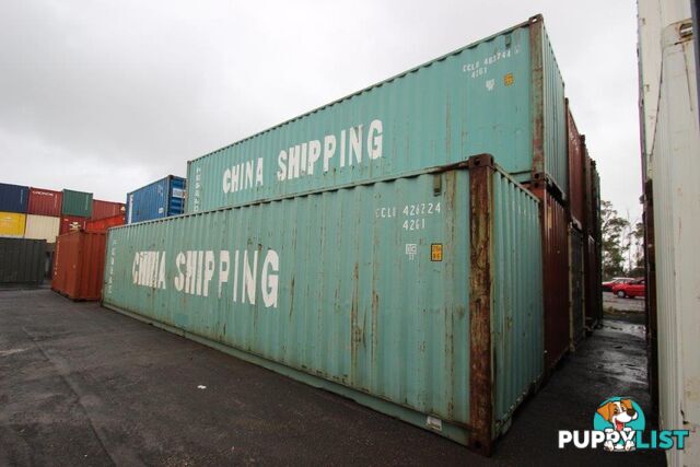 Used 40ft Shipping Containers Orbost - From $3100 + GST