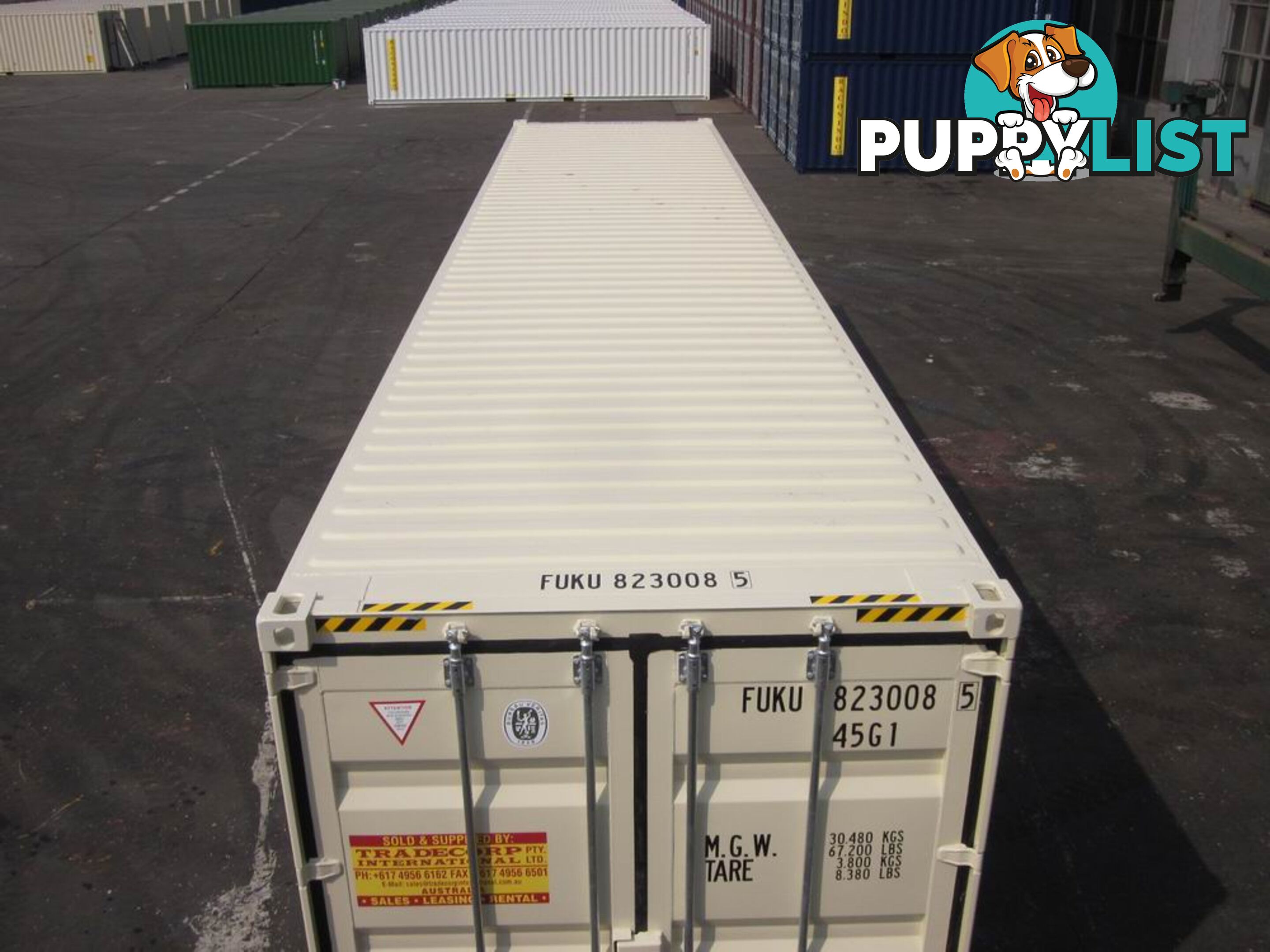 New 40ft High Cube Shipping Containers Tuggerah - From $7950 + GST