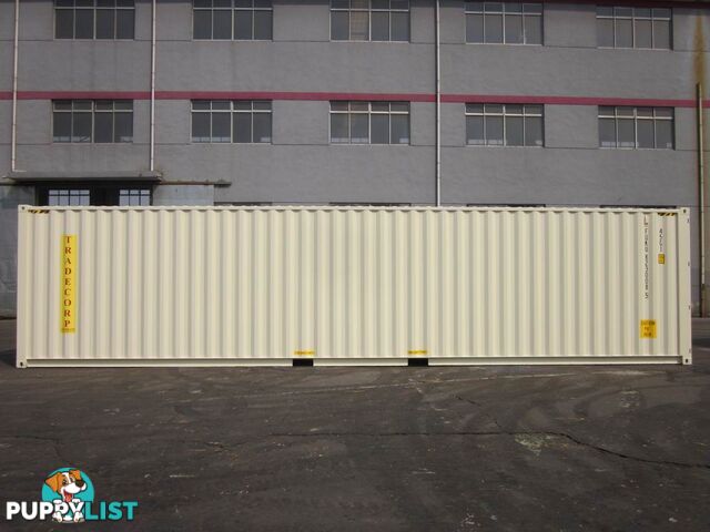 New 40ft High Cube Shipping Containers Tuggerah - From $7950 + GST