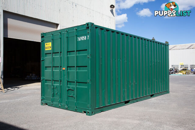 Refurbished Painted 20ft Shipping Containers Caboolture - From $3900 + GST