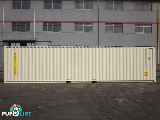 New 40ft High Cube Shipping Containers Seaham - From $7950 + GST