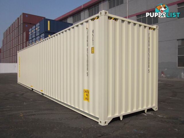 New 40ft High Cube Shipping Containers Seaham - From $7950 + GST