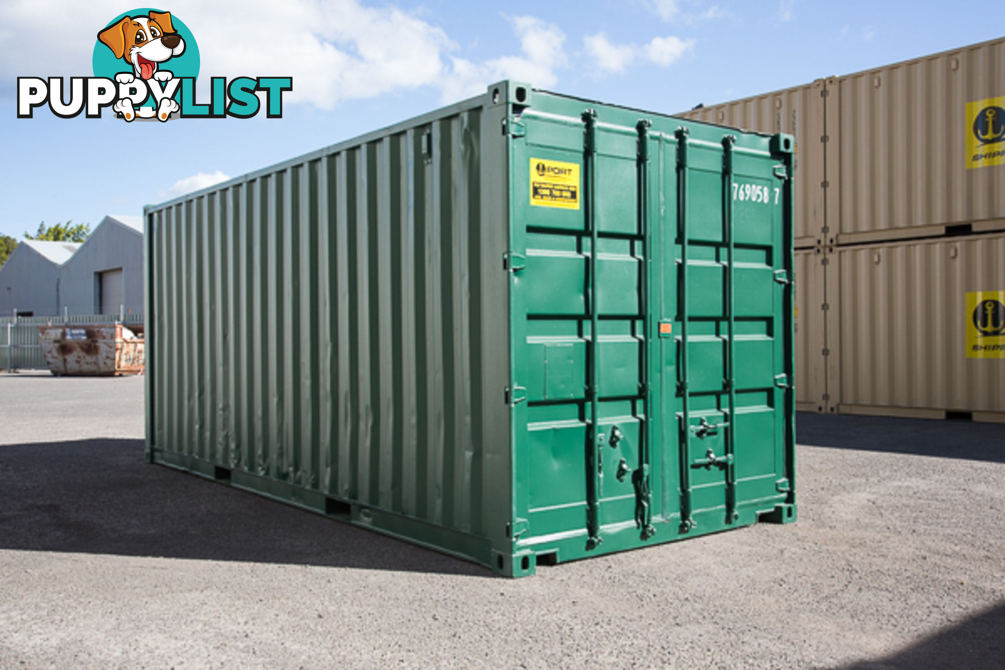 Refurbished Painted 20ft Shipping Containers Allynbrook - From $3950 + GST