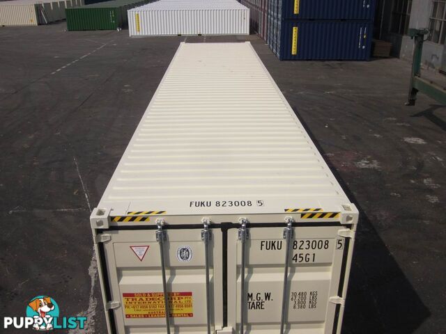 New 40ft High Cube Shipping Containers Gin Gin - From $7900 + GST