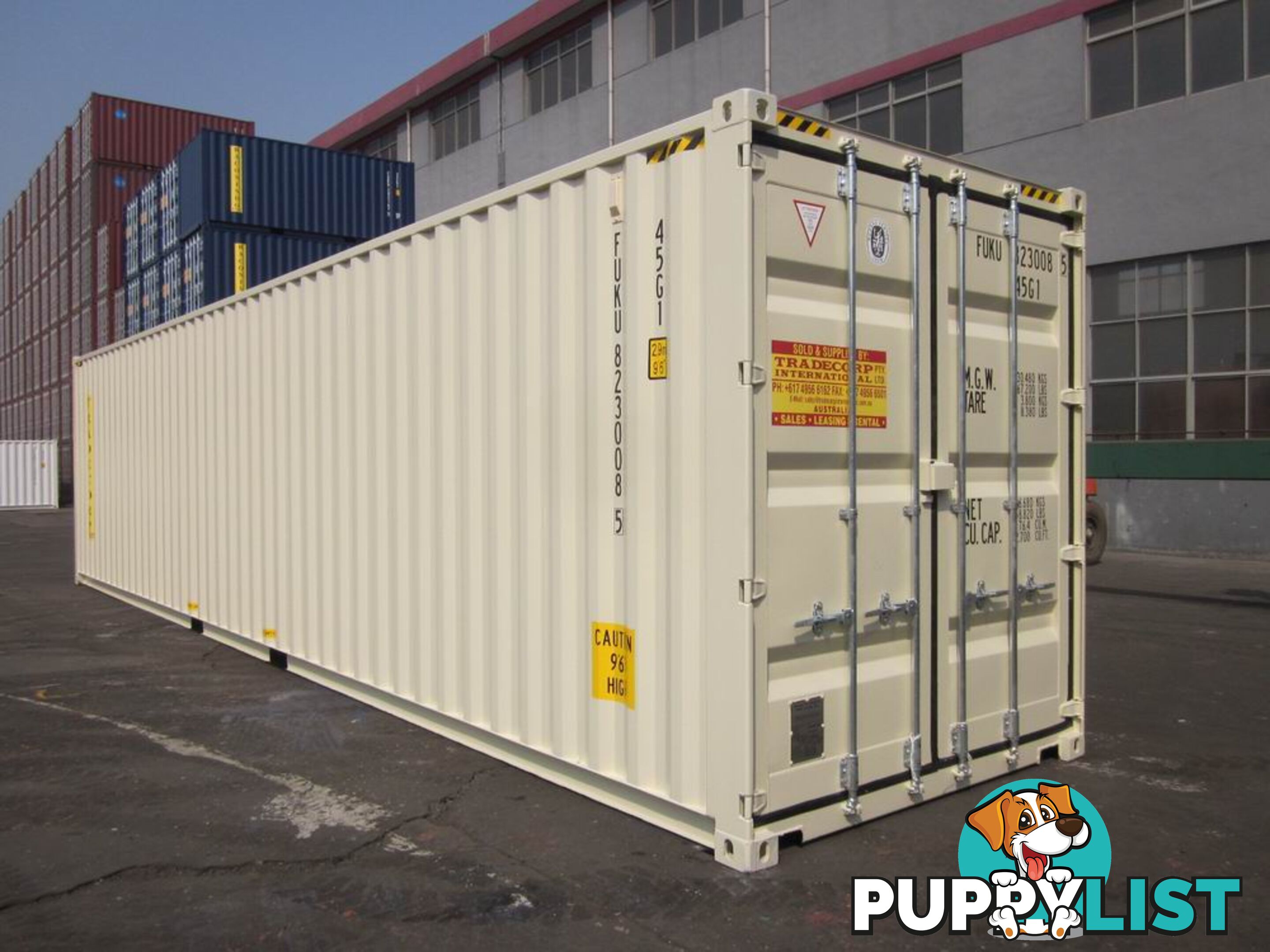 New 40ft High Cube Shipping Containers Port Augusta - From $7200 + GST